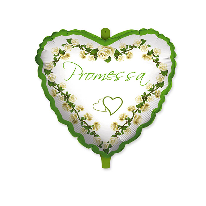 PALLONE CUORE PROMESSA FIORI